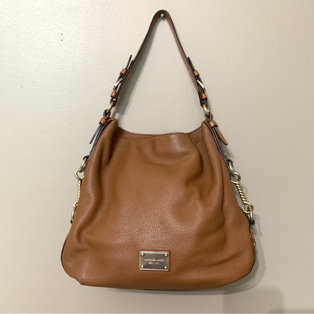 Michael Kors brown leather handbag